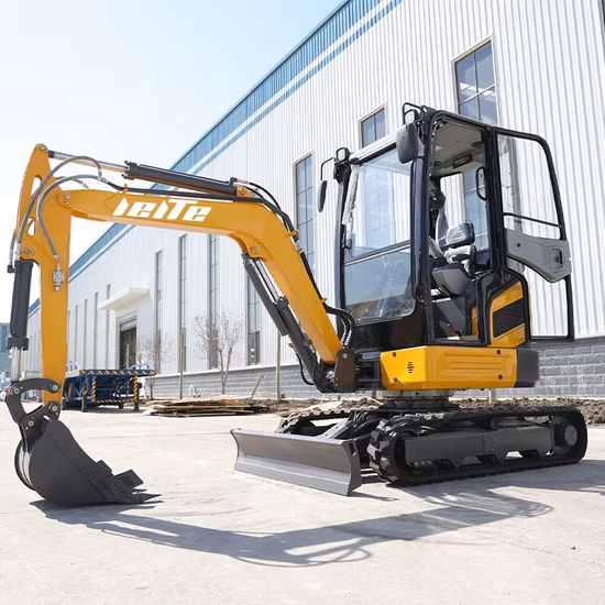 0.8t/1t/1.2t/1.7t/2.0t 소형 미니 크롤러 전기 디젤 섀시 텔레스코픽 도매 액세서리 CE/Euro5 미니 발굴 굴착기로 맞춤형 농장/건설